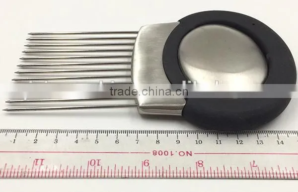 Stainless Steel Onion Holder With Odor Remover/wash Bowl, Onion Slicer photo-5