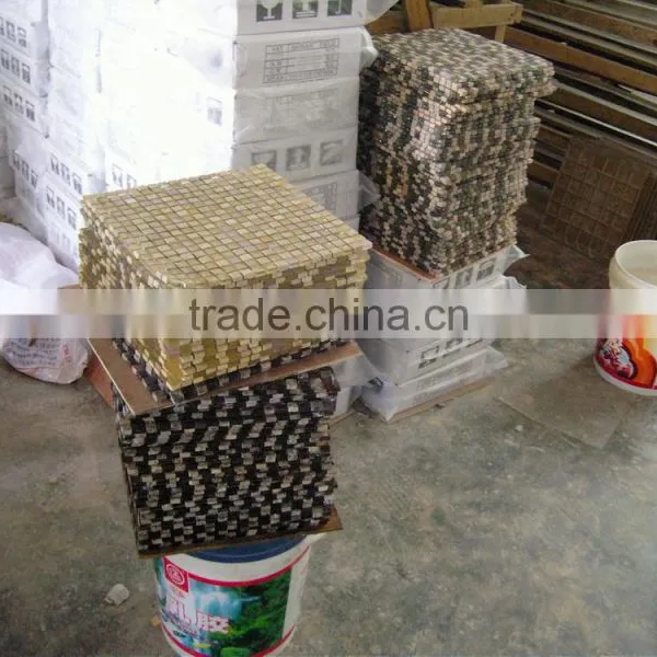 Polished Diamond Shape White Marble Mosaic photo-6