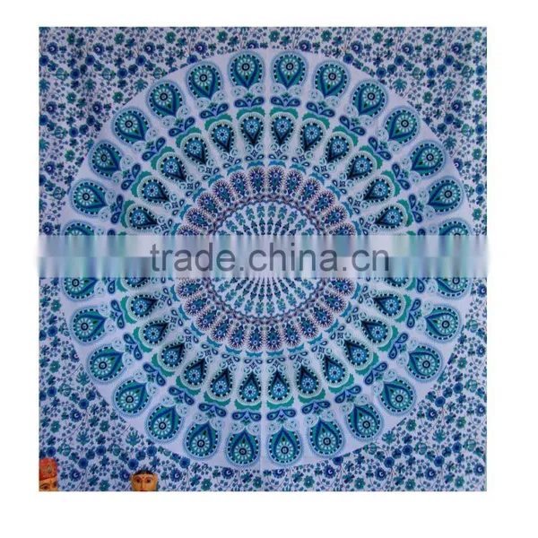 Tapestry Twin Bedspread Cotton Printed Single Dorm Bed Cover Manufacturing Tapestries Indian Exporter Rich Art And Craft Jaipur photo-2