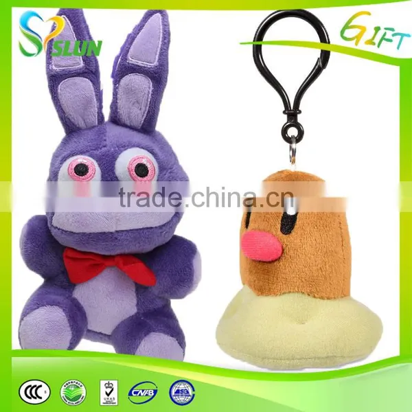 Cute Plush Stuffed Animal Keychain Clown Fish Toy photo-4