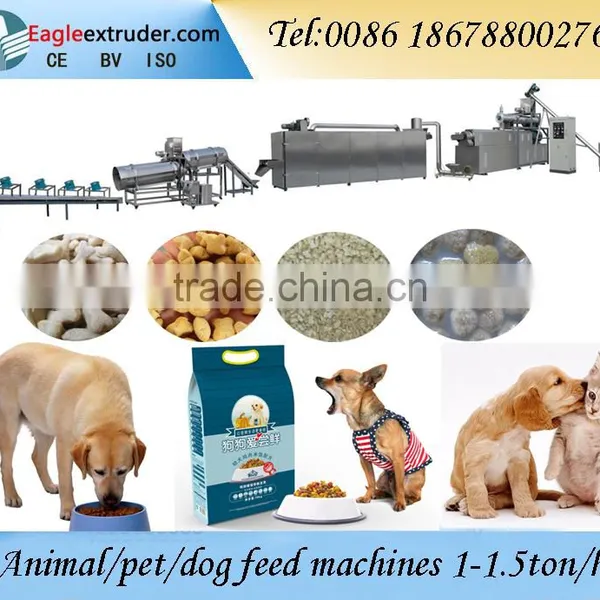 200-250kg/h Dog Food Extrusion Machine/making Machinery,dog Food Processing Line From China