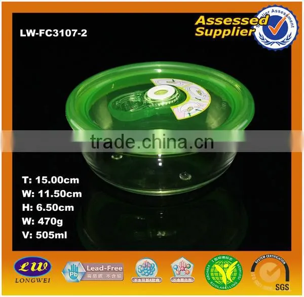 Heat Resistance Microwave Food Container/tempered Glass Bowl/bowl With Lid