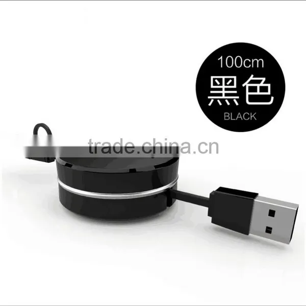 Hot Sale Hidden USB Data Cable Dual Universal Flexible USB Charging Cable For Iphone 5s/6/6s And Android Mobile Phones photo-2