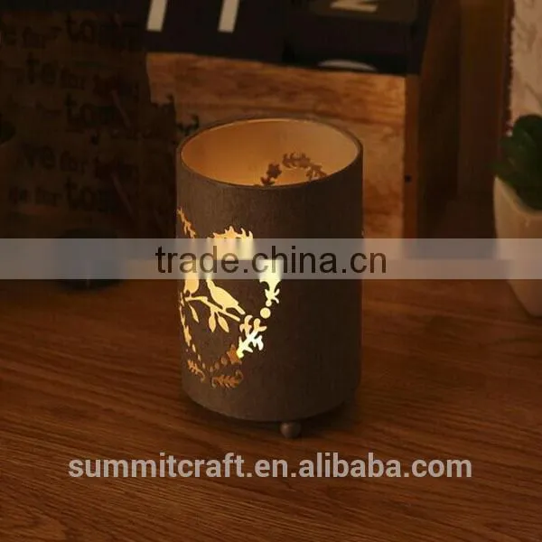 Hollow Metal Reindeer Candlestick Wedding Candle Holder photo-2