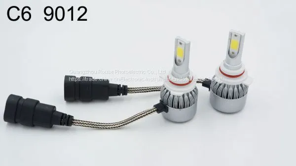 Led Headlight C6 9012 Cob 30W/Bulb(60W/Set) 6400lm/set(3200lm/b LED COB H7 LED Headlight Bulbs Hi/Lo photo-3