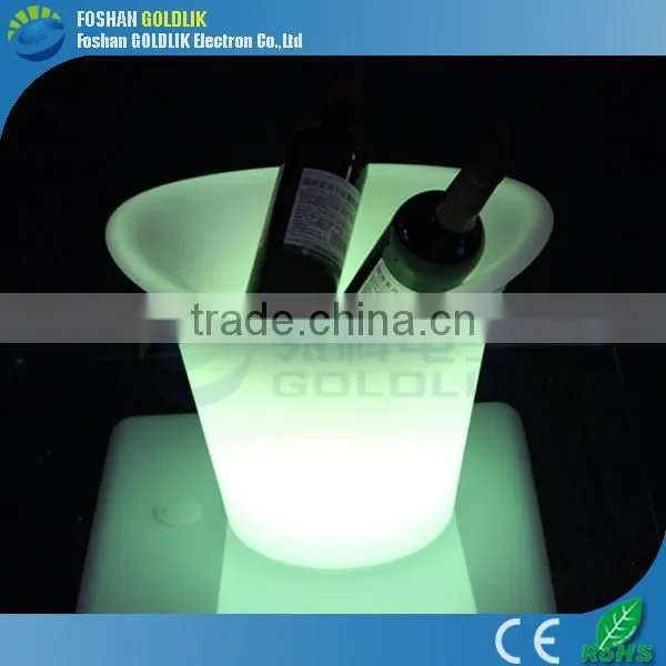 Wholesale Plastic Rechargeable RGB LED Plastic Ice Bucket photo-2