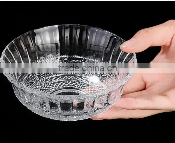 Clear Antique Glass Food Fruit Bowl for Dish Cake or Salad photo-2