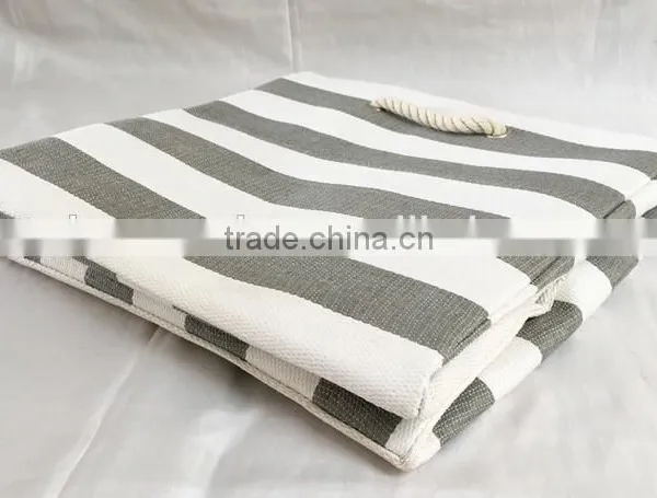 Household Square Foldable Paper Cloth Magazine Storage Basket photo-4