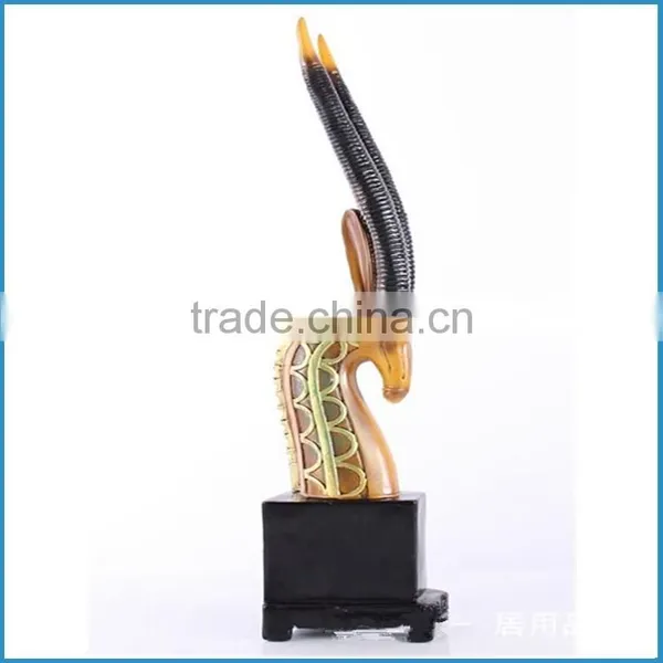 Resin Home Decoration Tibetan Antelope Horn, Resin Statues