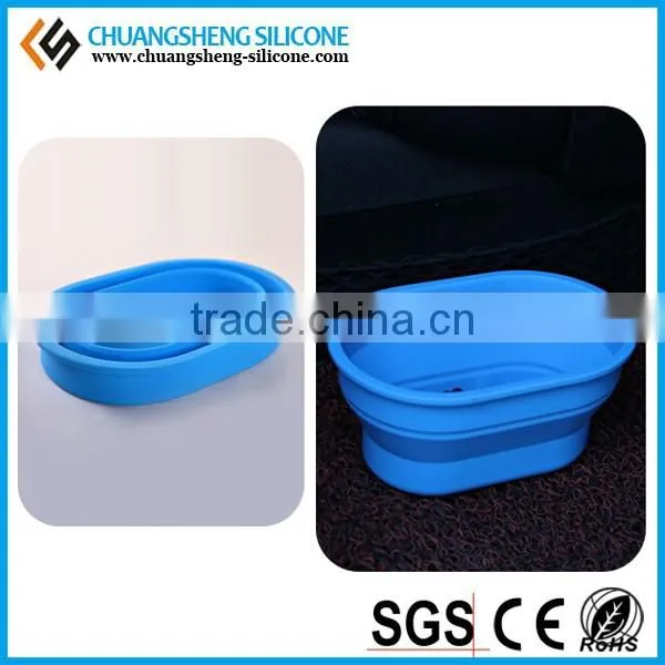 Car Silicone Storage Container,trash Container,novelty Trash Can photo-5
