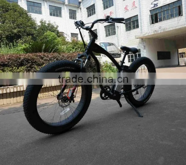 26" 7speed Fat Bike Electric Beach Cruiser Bicycle Snow Electric Bike photo-6