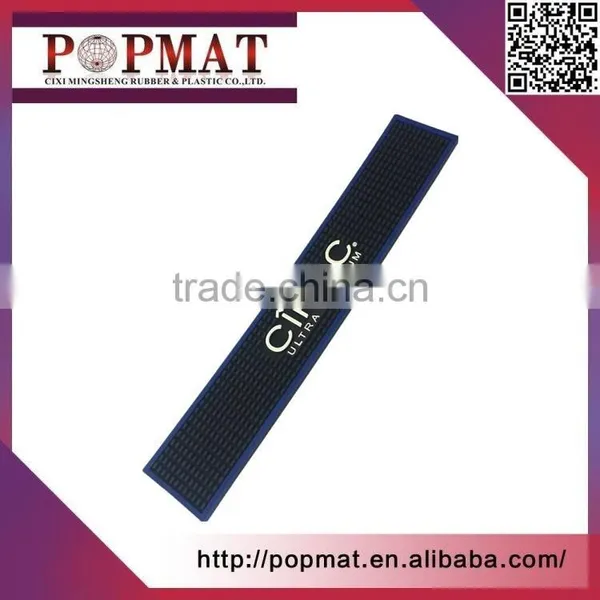 High Quality Customized Waterproof Soft Pvc Bar Mat With Promotion 3D Embossing Logo photo-3