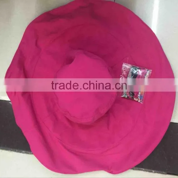 Women Large 18cm Brim Summer Beach Sun Hat photo-6