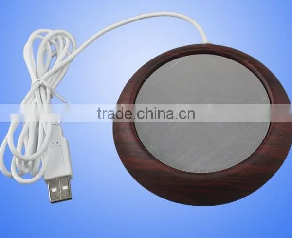 2017 Hot Sale Wood USB Heat Coffee Cup Warmer USB Mug photo-2