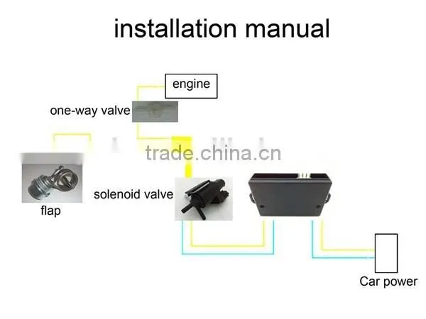 2.5 Inch Auto Exhaust Part Electronic Valve Vacuum Control Cutout Kit photo-5