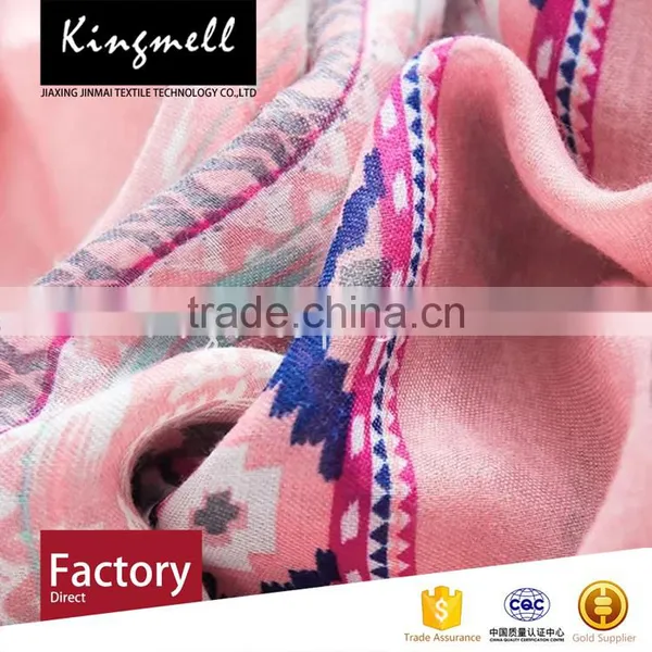 Custom Chinese Supplier's Fashionable Digital Printed Cotton Scarf for Lady photo-2
