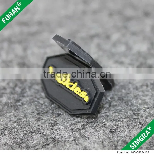 Brand Name Logo Embossed Printing Durable Rubber PVC Labels photo-3
