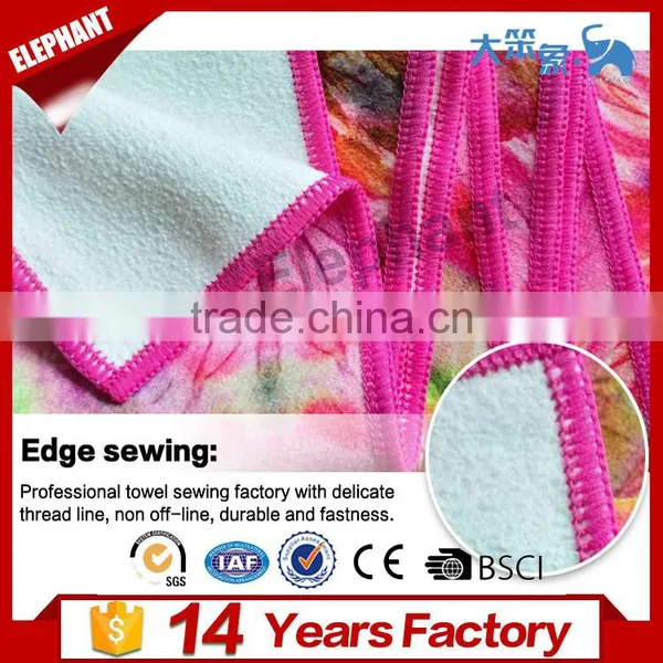 100% Polyester Digital Printed Microfiber Towel Sports photo-4