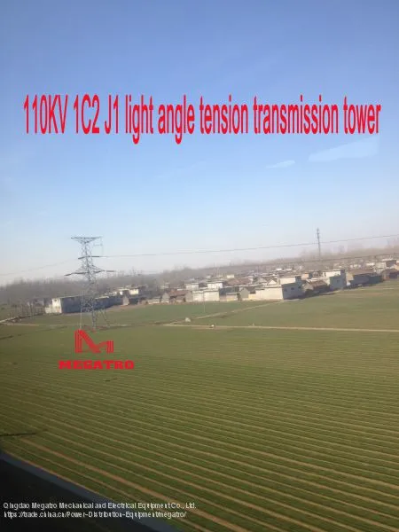 MEGATRO 110kV 1C2 J1 Light Angle Tension Transmission Tower photo-2