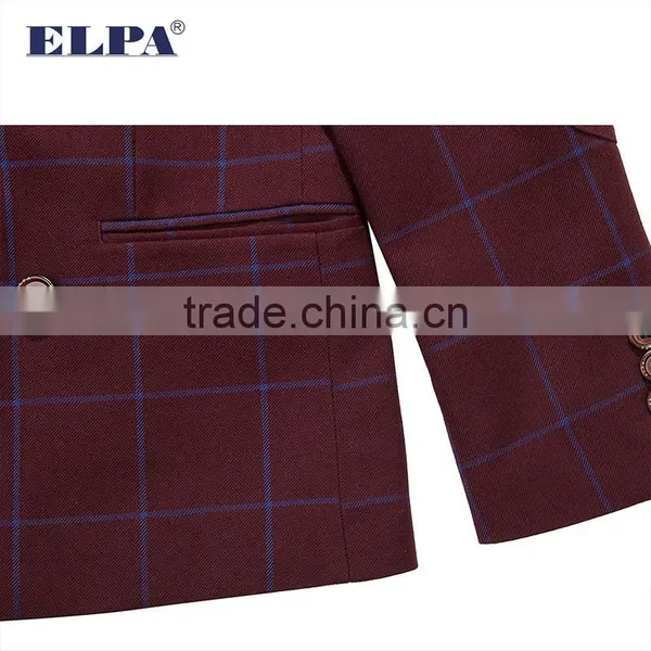ELPA NXB0055 Fancy Burgundy Three Pieces Boy Suits for Show photo-4