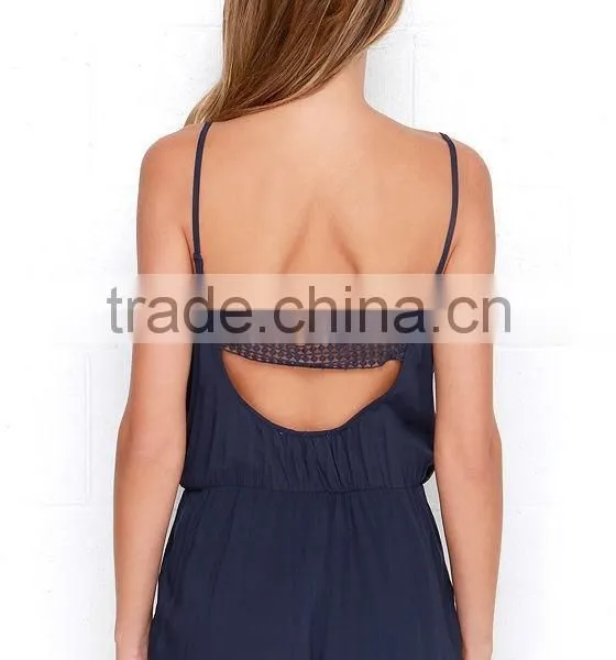 Wholesale Adjustable Strap Lace Embellished Adult Romper for Ladies photo-5