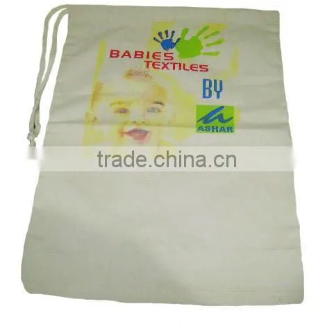 100% Cotton Bags With & Without Company Brands Logo Printed (Unbleached) photo-5