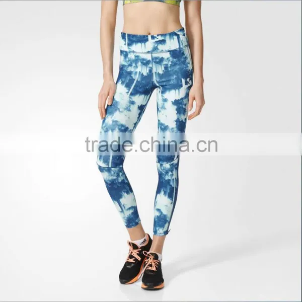 Custom High Quality Womens Yoga Pants Fitness Capri Printed Leggings photo-3