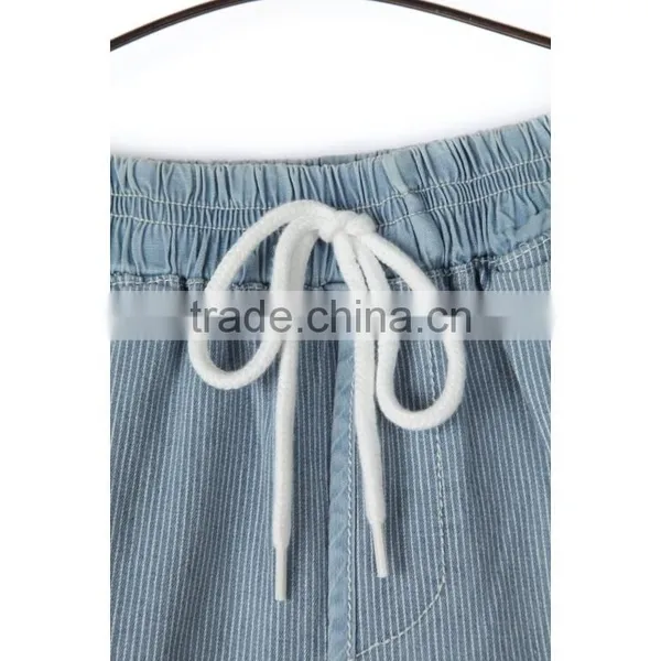 OEM Service Wholesale Price Hand Wash Kids Jeans Knit Denim Baby Harem Pants With Cotton Sting photo-6