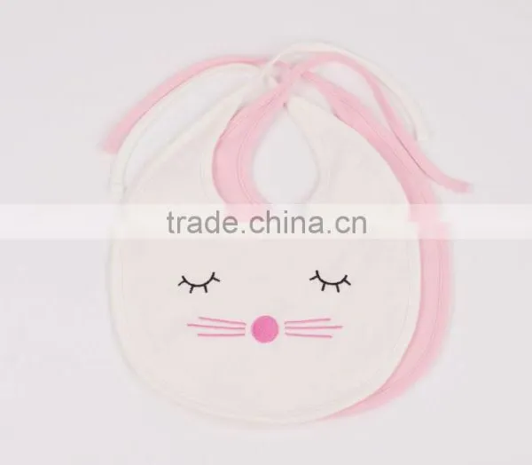 Wholesale 100% Cotton Waterproof Soft Cute Newborn Baby Bib photo-2