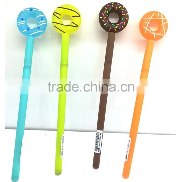 Creative Cute Novel Colorful Donut Shape Gel Pen Gift for School Kids photo-2