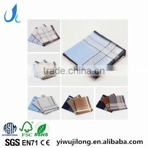 Factory Direct Hot Sale Wholesale 100% Cotton Mens Handkerchief