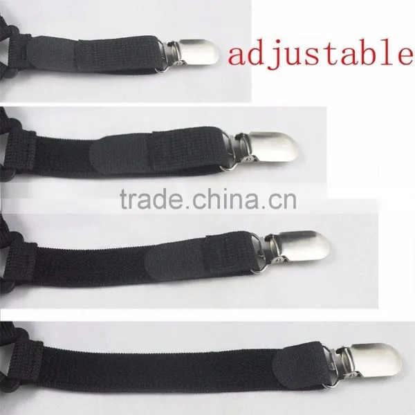 4 Pack Triangle Bed Mattress Sheet Clip Grippers Straps Suspender Fasteners Holder photo-4