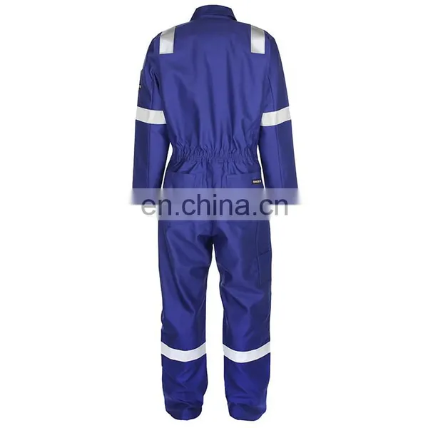 Custom 100%cotton Fire Retardant Protection Coverall for Oil Industry photo-4
