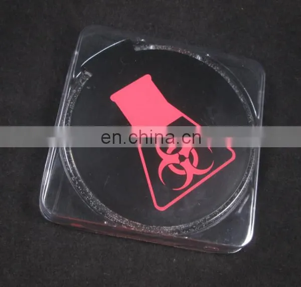 ABS Material Good Qulity Led Bottle Glorifier Coster Battery Coaster photo-3