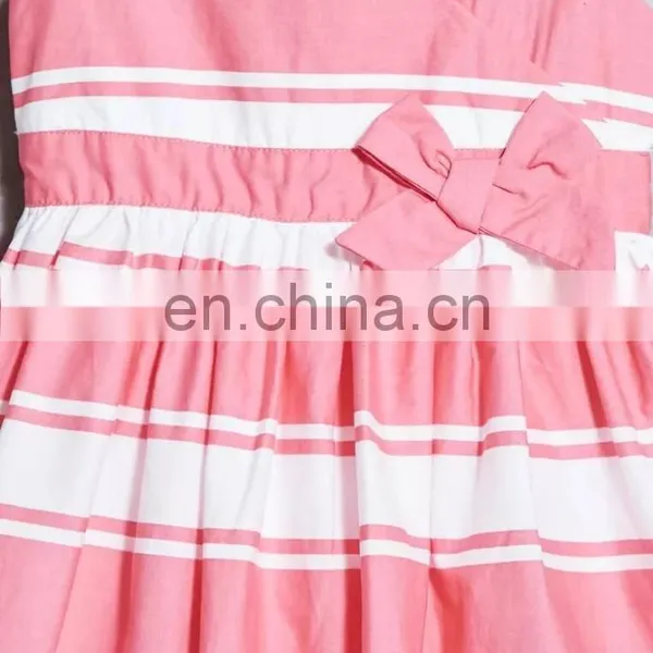 China Supplier Wholesale Fashion Kids V-Neck Sleeveless Baby Dress For Children Girl photo-3