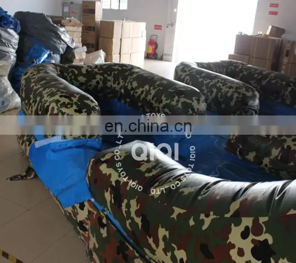 Camouflage Design Inflatable Slide for Adult Outdoor Amusement Game photo-5