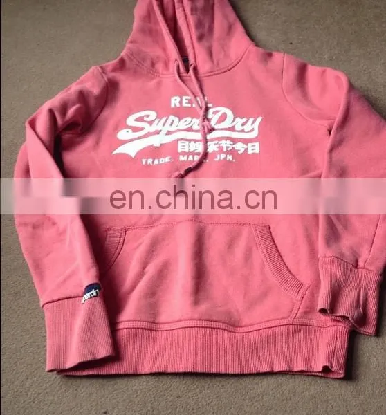 China Supplier 2016 New Design Ladies Enzyme Washed Casual Hoodie/T Shirt Tops photo-3