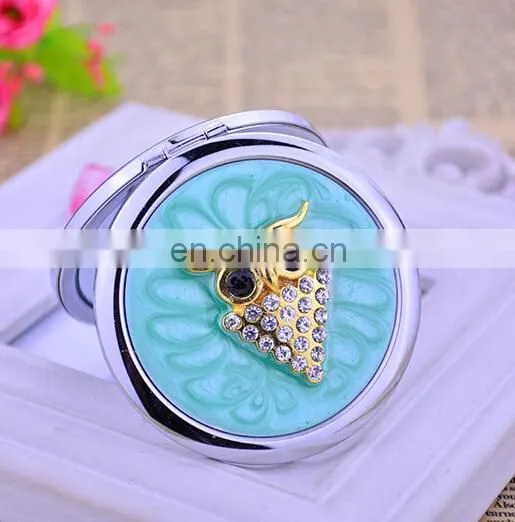 Dolphine Design Your Own Compact Mirror Big Makeup Mirror Portable Cosmetic Mirror photo-4