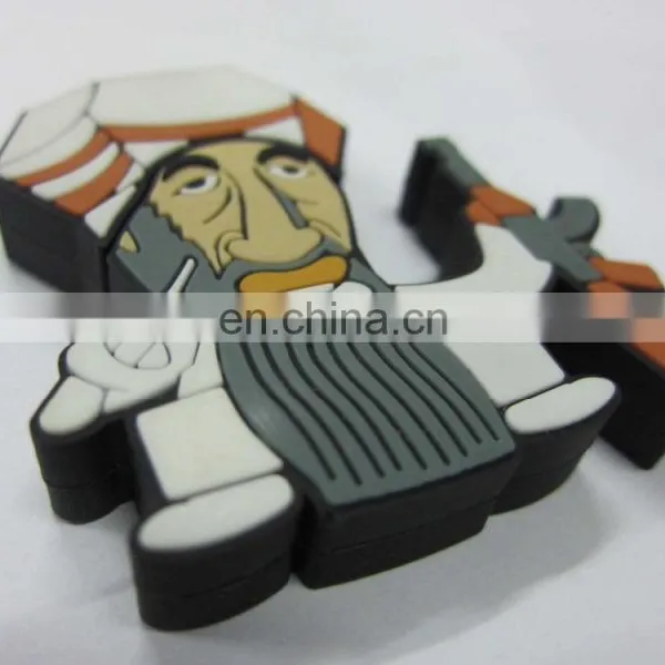 Cool Man Shape Promotional Pvc Usb Fkash 64gb Drives for Sale photo-4