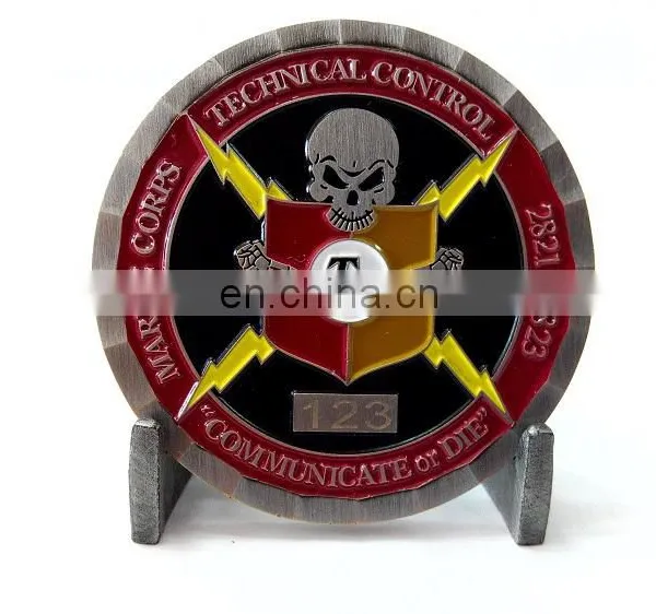 38mm Zinc Alloy Coin Stand for Display Medal or Coin