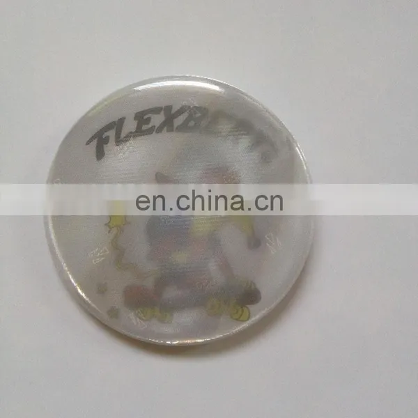 3M High Quality Promotion Shine in the Dark Reflective Badge photo-3