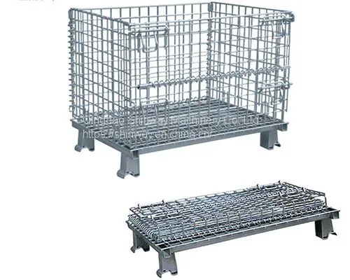 Shinway Collapsible Wire Container；Collapsible Storage Cage photo-2