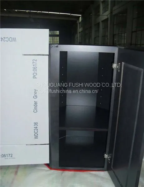 Good Quality Solid Wood Kitchen Cabinet W2440 Wall Cabinet for Sale photo-2