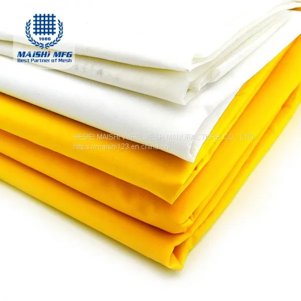 Hot Sale Yellow and White Screen Printing Mesh
