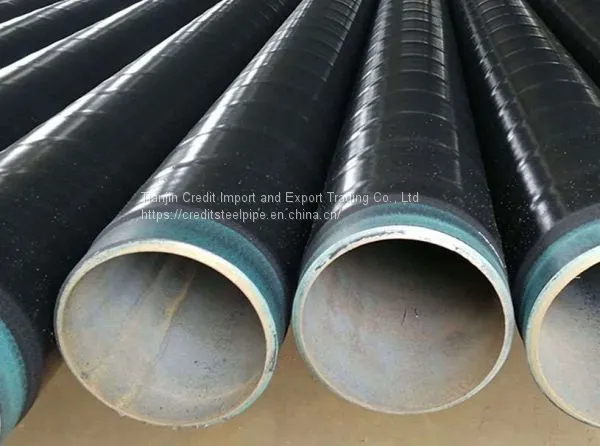 Spiral 3pe Anti Corrosion Steel Pipe Anti-corrosion Pipe 3PE Pipe photo-2