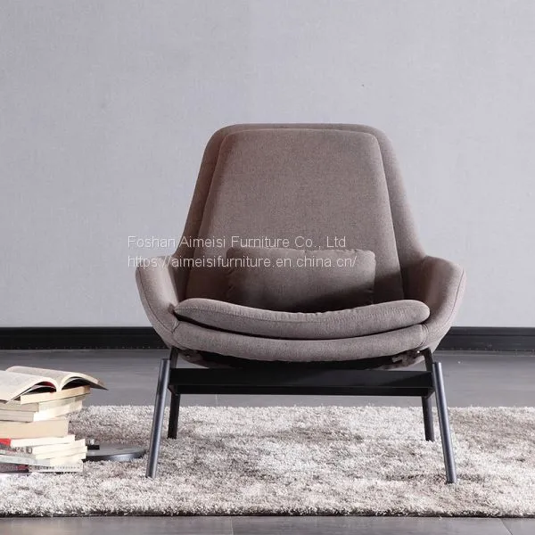 Modern Classic Outdoor Armchair Living Room Fabric Lounge Chair photo-4