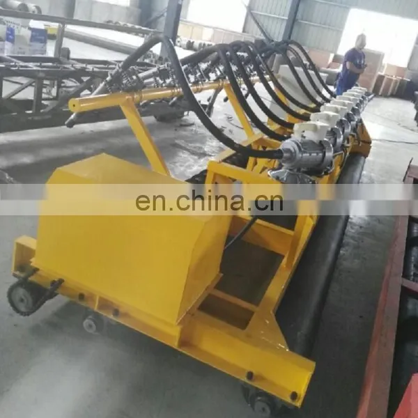 Three Roller Shaft Concrete Road Roller Paver Laying Machine Customizable Length for Sale photo-3