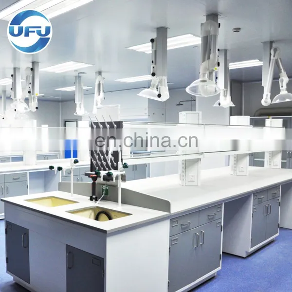 School Lab Equipment Metal Steel Chemistry Island Workbench photo-4