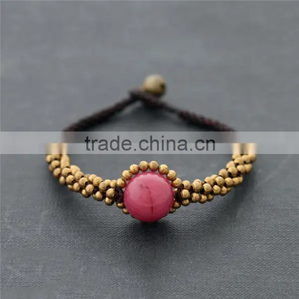 Vintage Charm Jewelry Agate String Bracelets XE09-189 photo-2