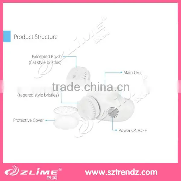 Qaulity Travel Size Palm Electric Facial Cleansing Brush photo-3